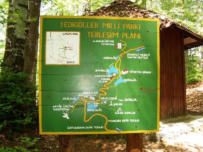 Sign at Yedigoller