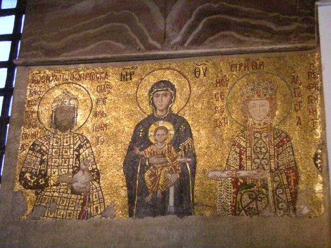 Mosaics in the Ayasofya Mosque