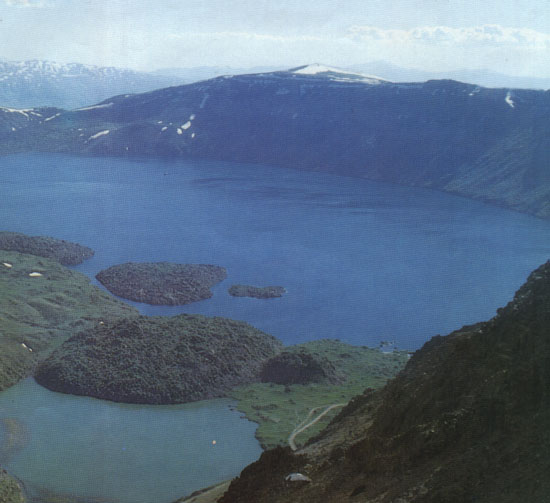 Mount Nemrut crater lake