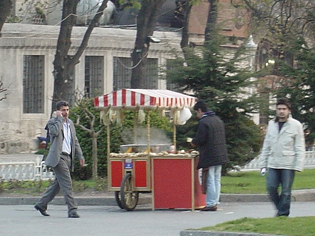 Selling Corn in Sultanahmet