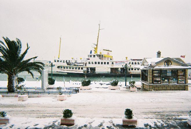 Ferry at train station