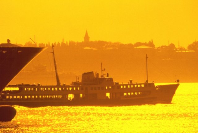 Bosphorus at sunset