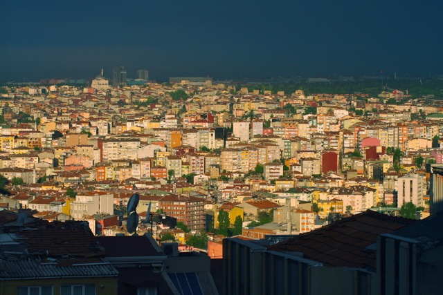 City skyline from Taksim Hill