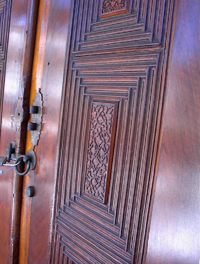 wood door at Topkapi