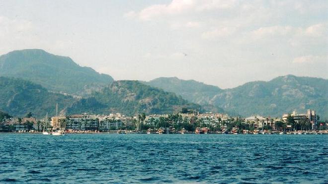 Marmaris from the sea