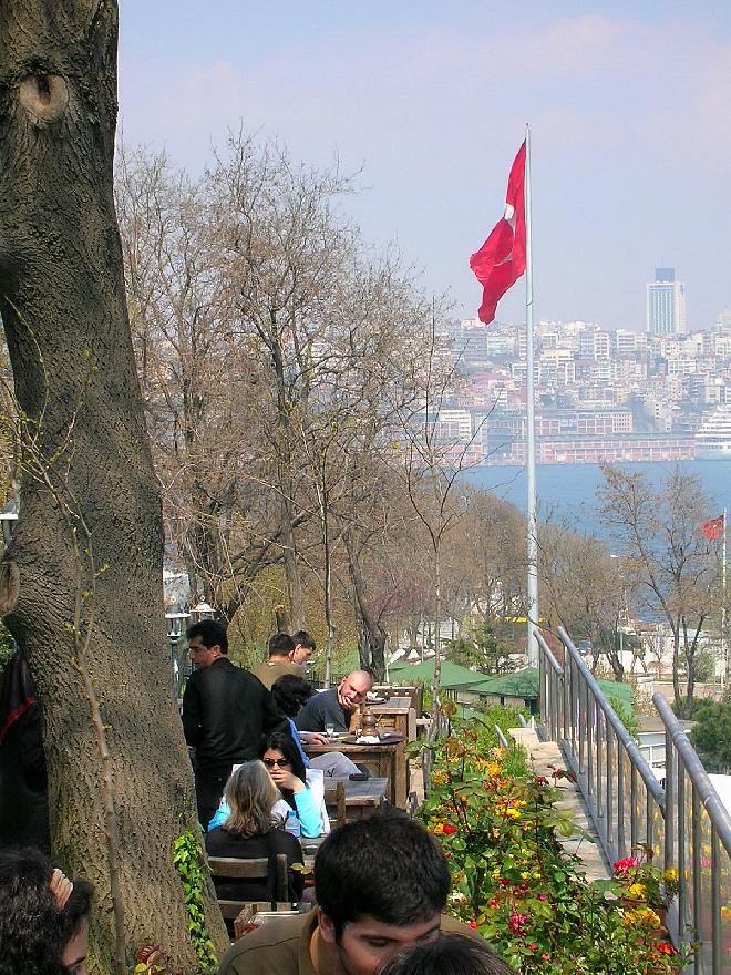 Tea garden in Gülhane Parkı