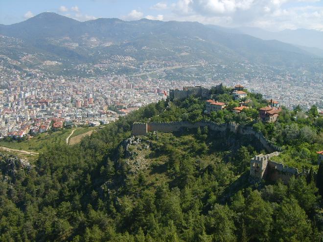 A view from Alanya Castle 