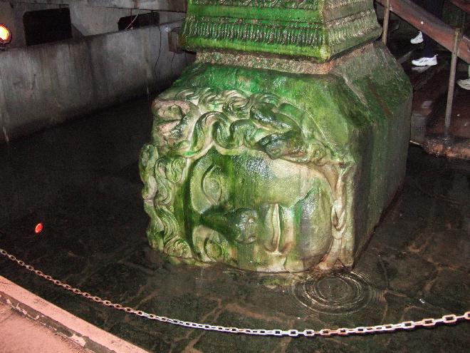 Basilica Cistern-  second medusa head