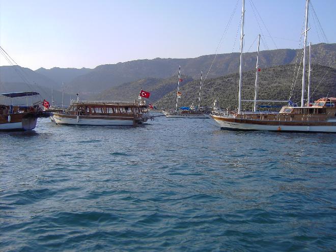 Boats at the sea