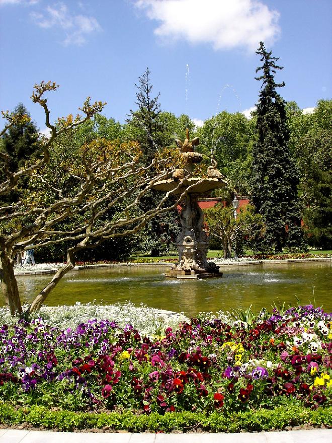 Dolmabahce Garden-Fountain