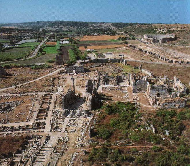 Perge - Aerial view