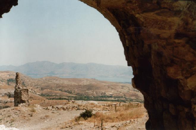 view from ruins of Harput castle