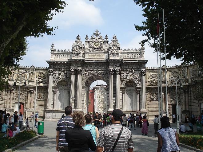 Main Gate at Dolmaphce Palace