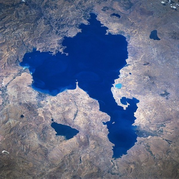 Lake Van from Satellite