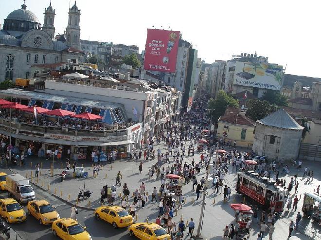 Taksim ve Istiklal Caddesi 