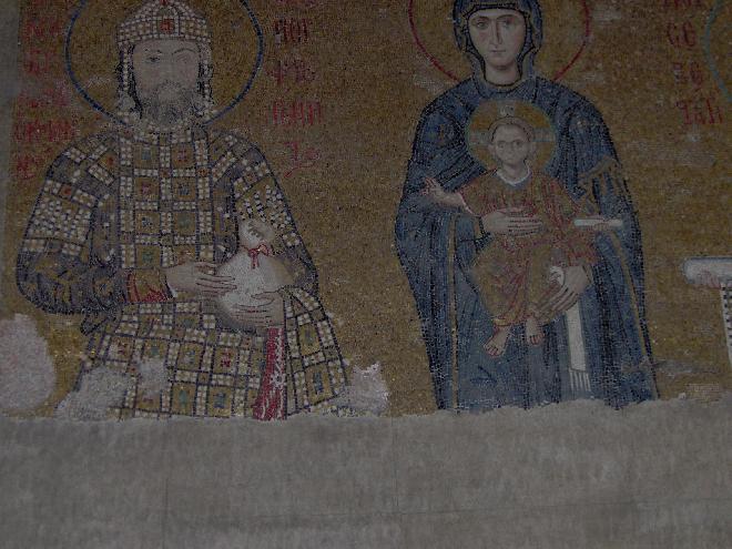 Mosaic in Aya Sofia