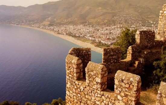 Alanya from the Seljuk built castle