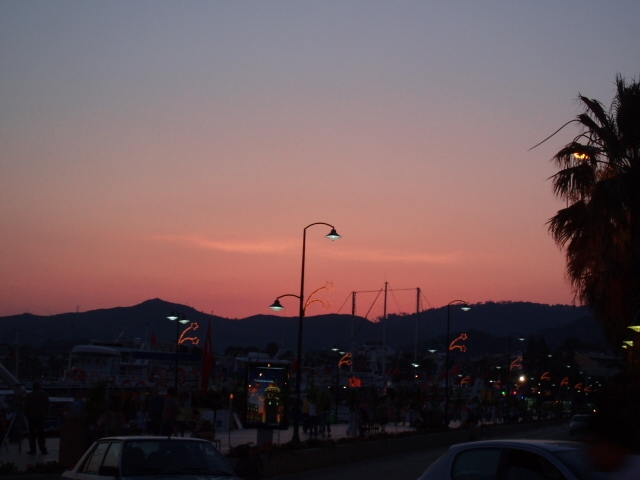 sunset in Marmaris