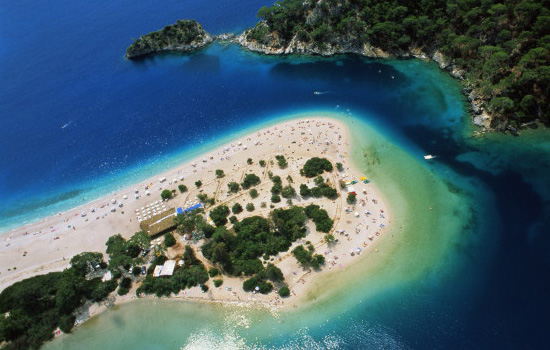 Oludeniz - Dead Sea, aerial view