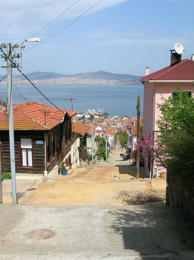 Steep street in Heybeliada