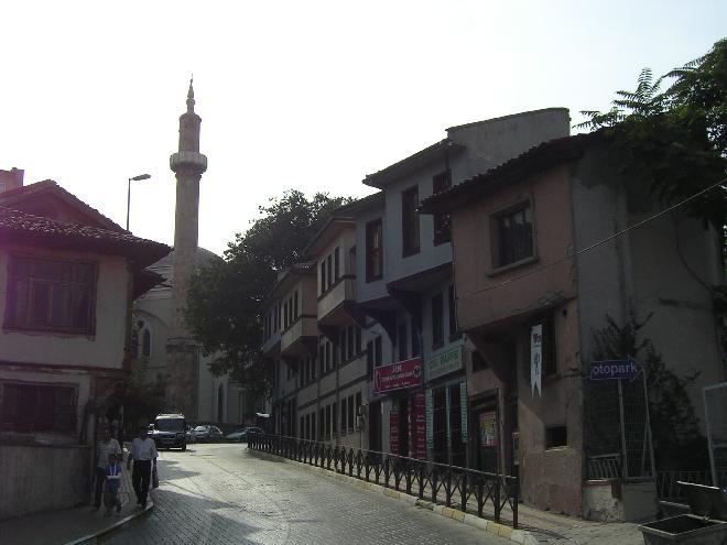 Streets and houses of Bursa