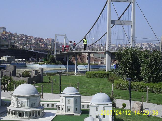 Istanbul - Miniaturk - Boazici Koprusu