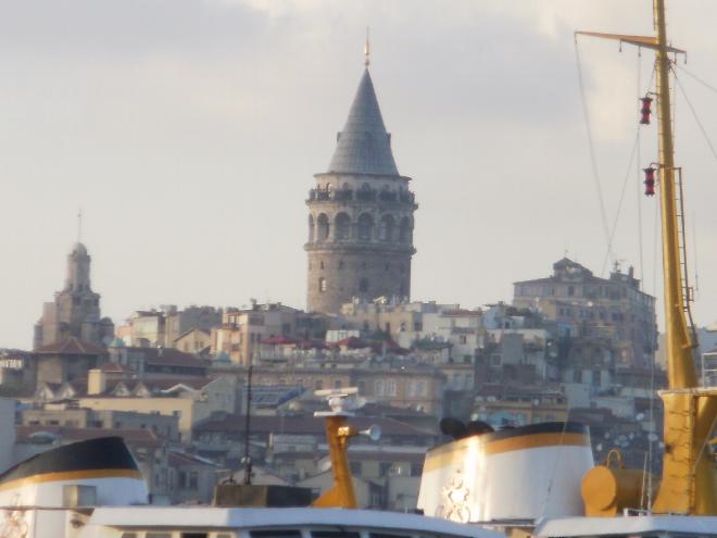 Galata from the sea