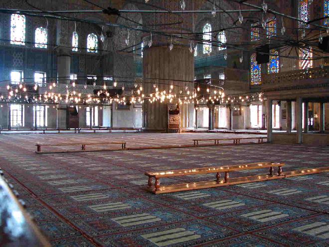 Inside the Blue Mosque