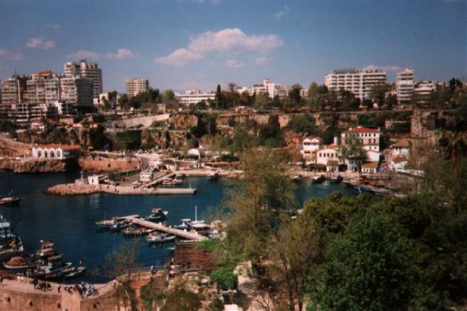 Antalya Marina from castle