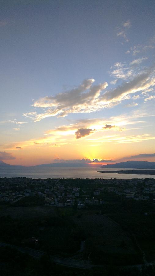 sunset in iznik