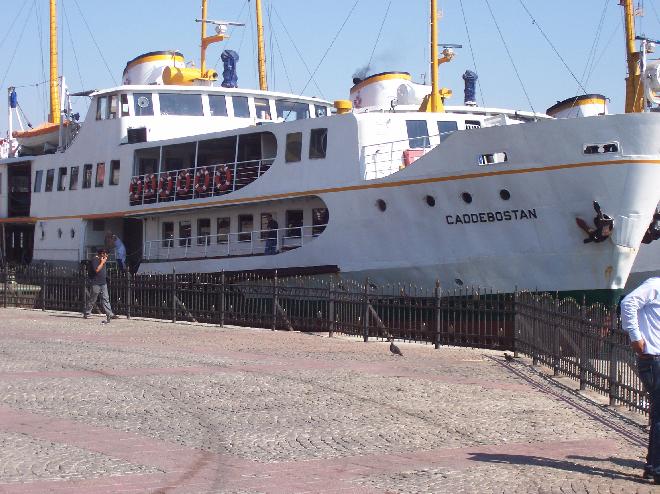 In harbour in Istanbul - ship Caddebostan