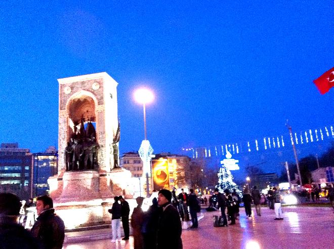 New Year at Taksim Square