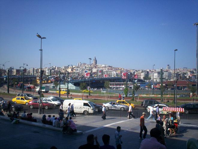 View from the centrum of Istanbul