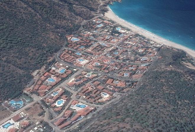 Belcekiz beach near Ölüdeniz today