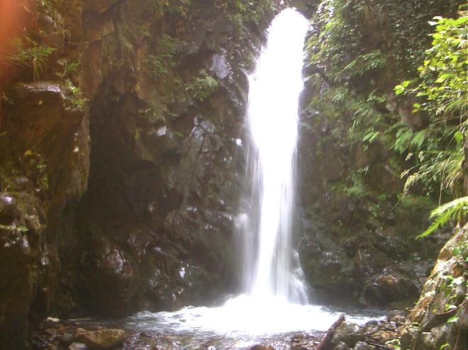 Waterfall in Black Sea region