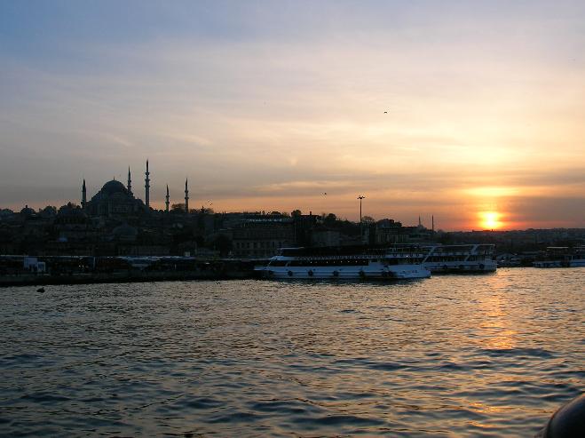 Sunset at Galata Brige