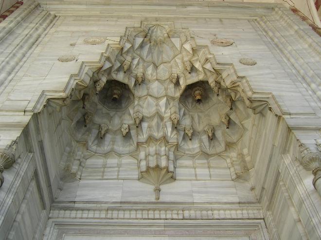 The entrance of Selimiye Camii