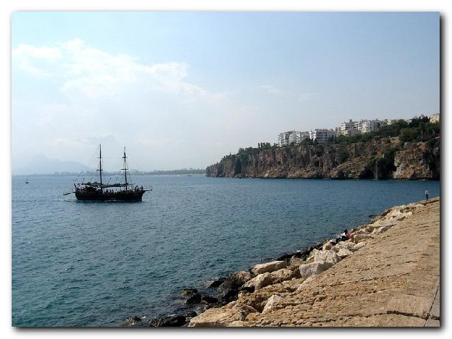 View to Antalya from Marina