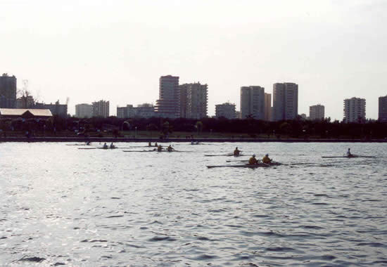 Rowing on Lake Seyhan