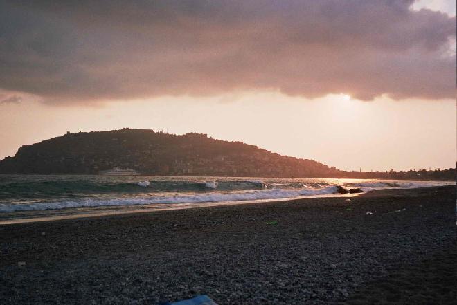 Clouds above Keykubat Beach