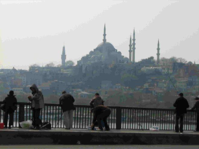 View from Atatürk Bridge