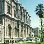 In front of Dolmabahce Palace