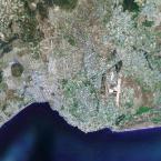 Antalya from satelite