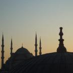 Sunset on mosque