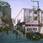 One of the main streets in the city