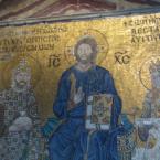 Mosaic in Hagia Sophia