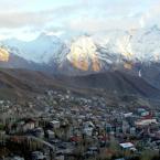 Hakkari seen from a mountain top