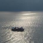 Antalya bay in winter