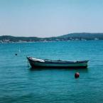 a boat near Cunda adası