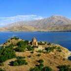 Akdamar Island on Van Lake